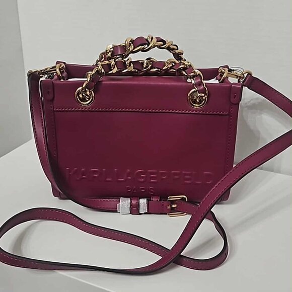 Karl Lagerfeld Handbags - KARL LAGERFELD PARIS Savoie Crossbody Wine